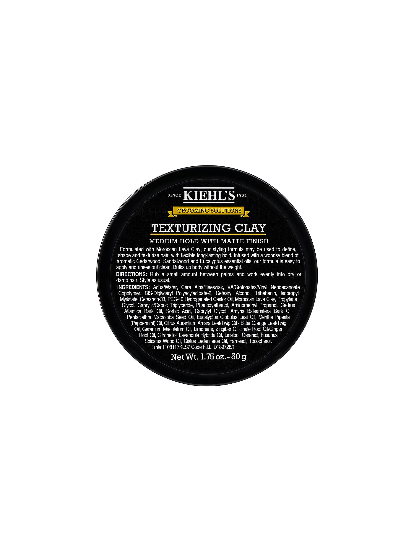 KIEHL'S | Grooming Solutions Texturizing Clay 50ml | 